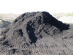 image of black dyed mulch
