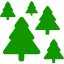 icon of Christmas Trees