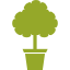 icon of shrubs